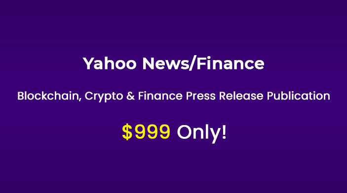 Yahoo News Finance Crypto Blockchain Press Release Distribution